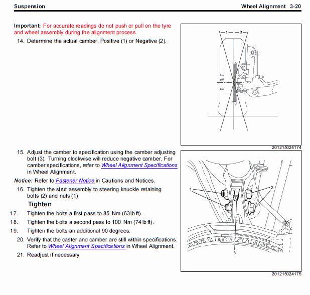 Wheel Alignment. Caster,Camber,Toe. Specs & Adjustment Info.